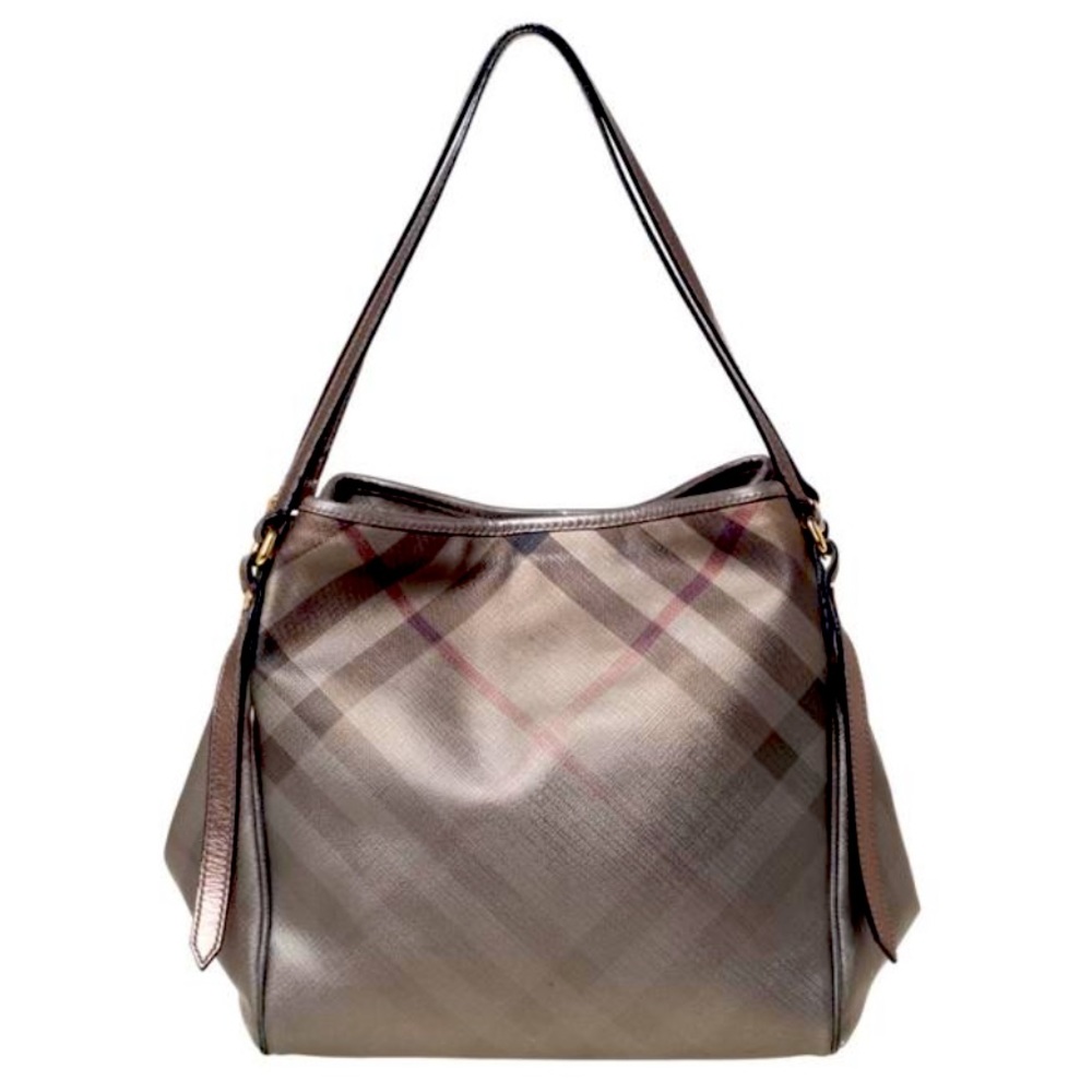 BURBERRY Metallic Nova Check Canterbury Tote